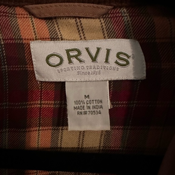 Orvis Plaid Cotton Jacket - Picture 4 of 5